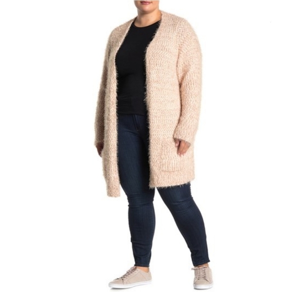 Chelsea Theodore Eyelash Knit Cardigan 